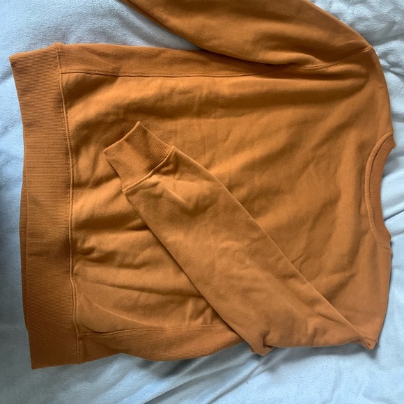 Orange Womens Velvet Heart Sweater - Picture 2 of 4